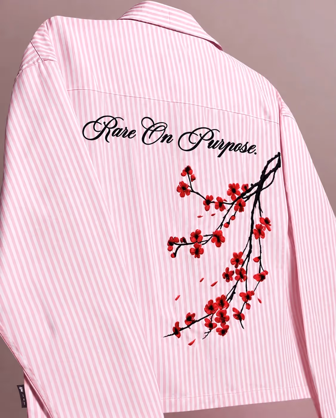 Bloom On Purpose Pink Striped Shirt image 4