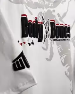 Body Bones Heavyweight White T-shirt image 5