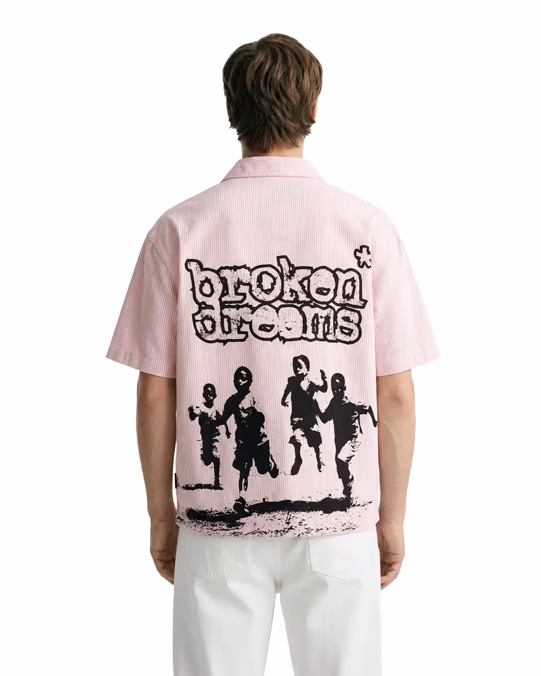 Broken Dreams Half Sleeve Striped Shirt image 1