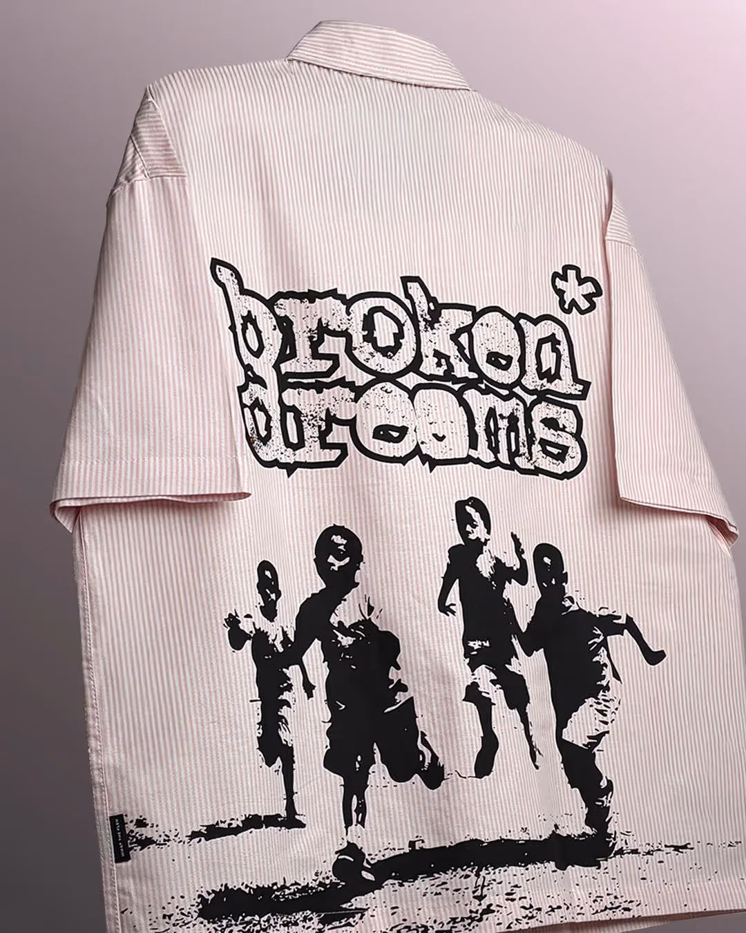 Broken Dreams Half Sleeve Striped Shirt image 4