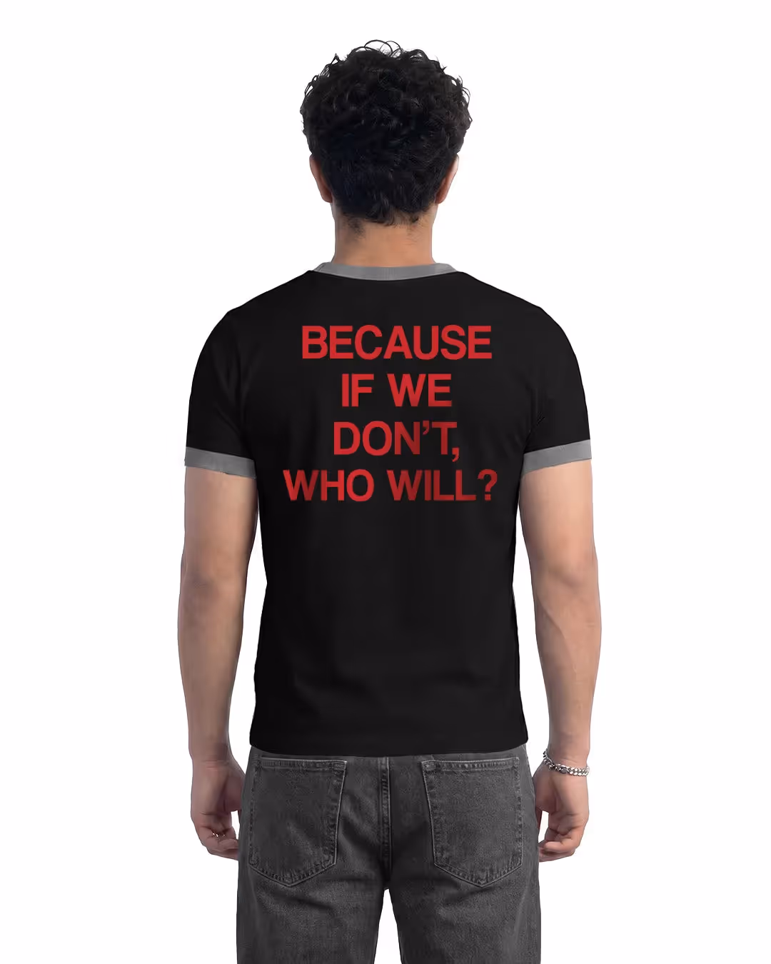 By Myself Slim Fit Ringer T-shirt image 1