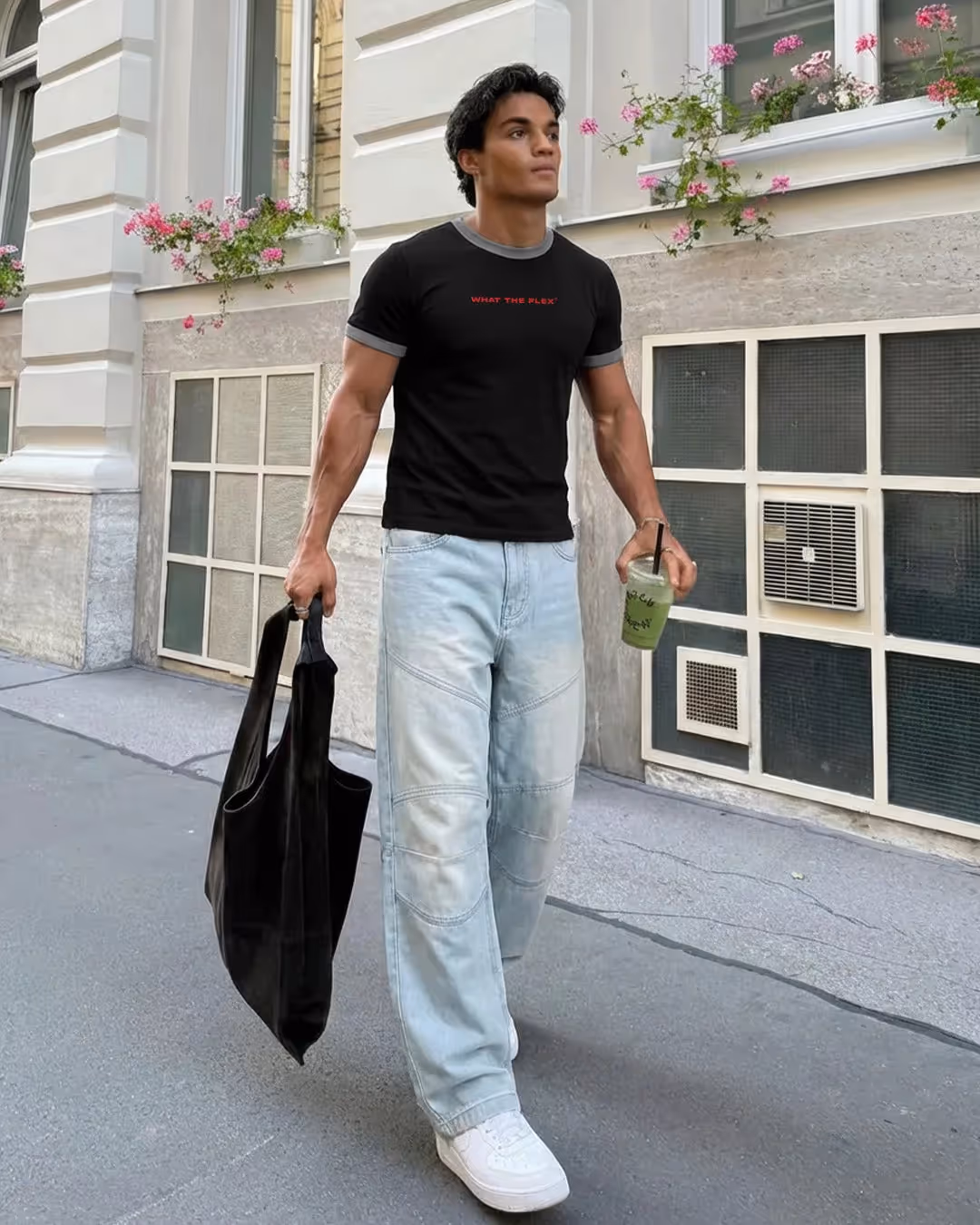 By Myself Slim Fit Ringer T-shirt image 5