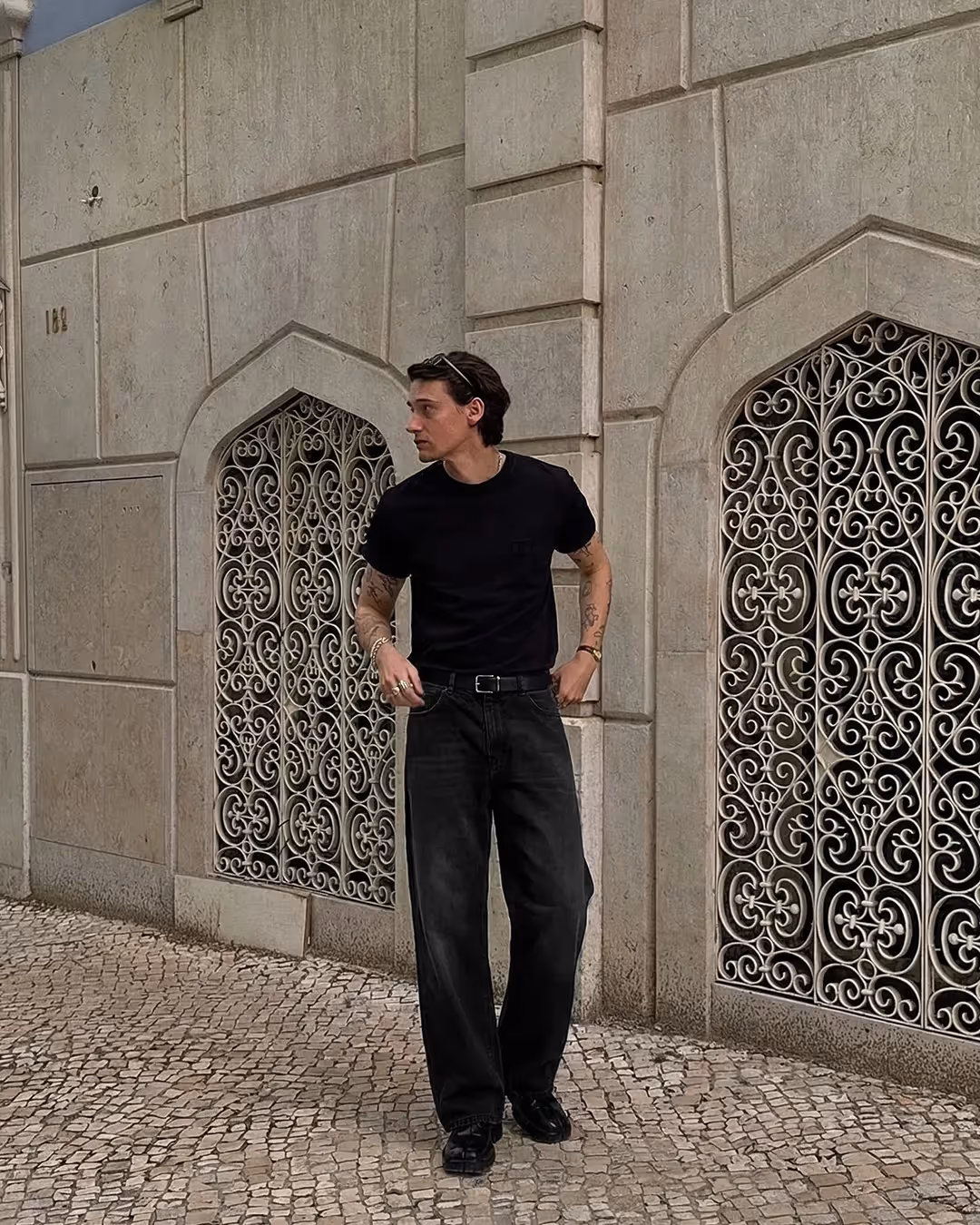 Charcoal Black Straight Cut Jeans image 4