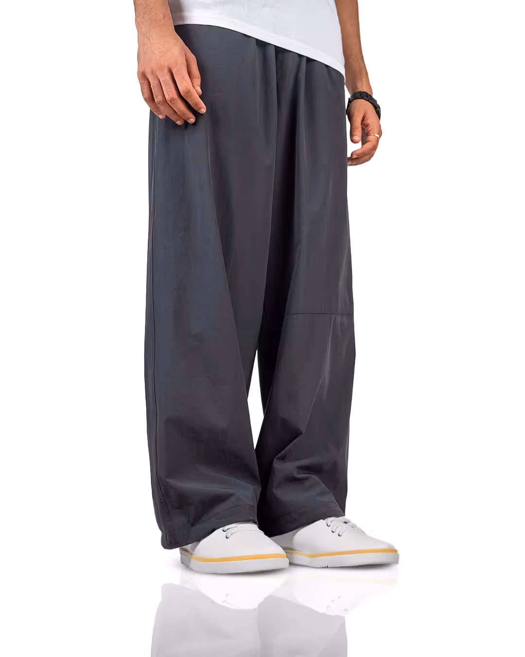 Charcoal Breakout Parachute Pants image 2