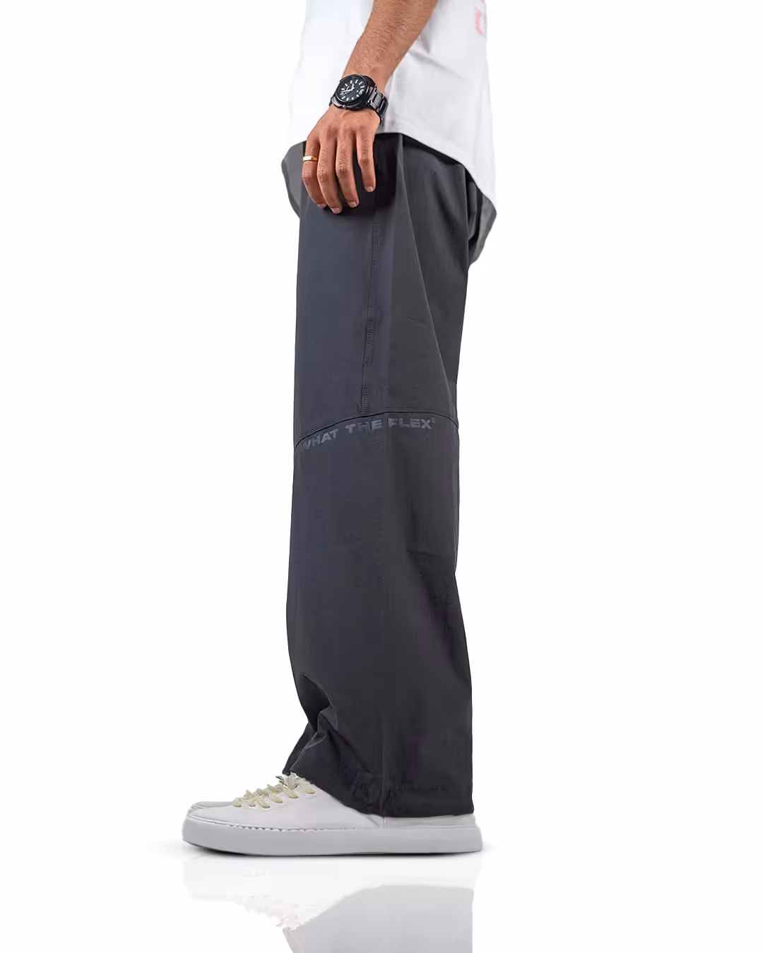 Charcoal Breakout Parachute Pants image 3