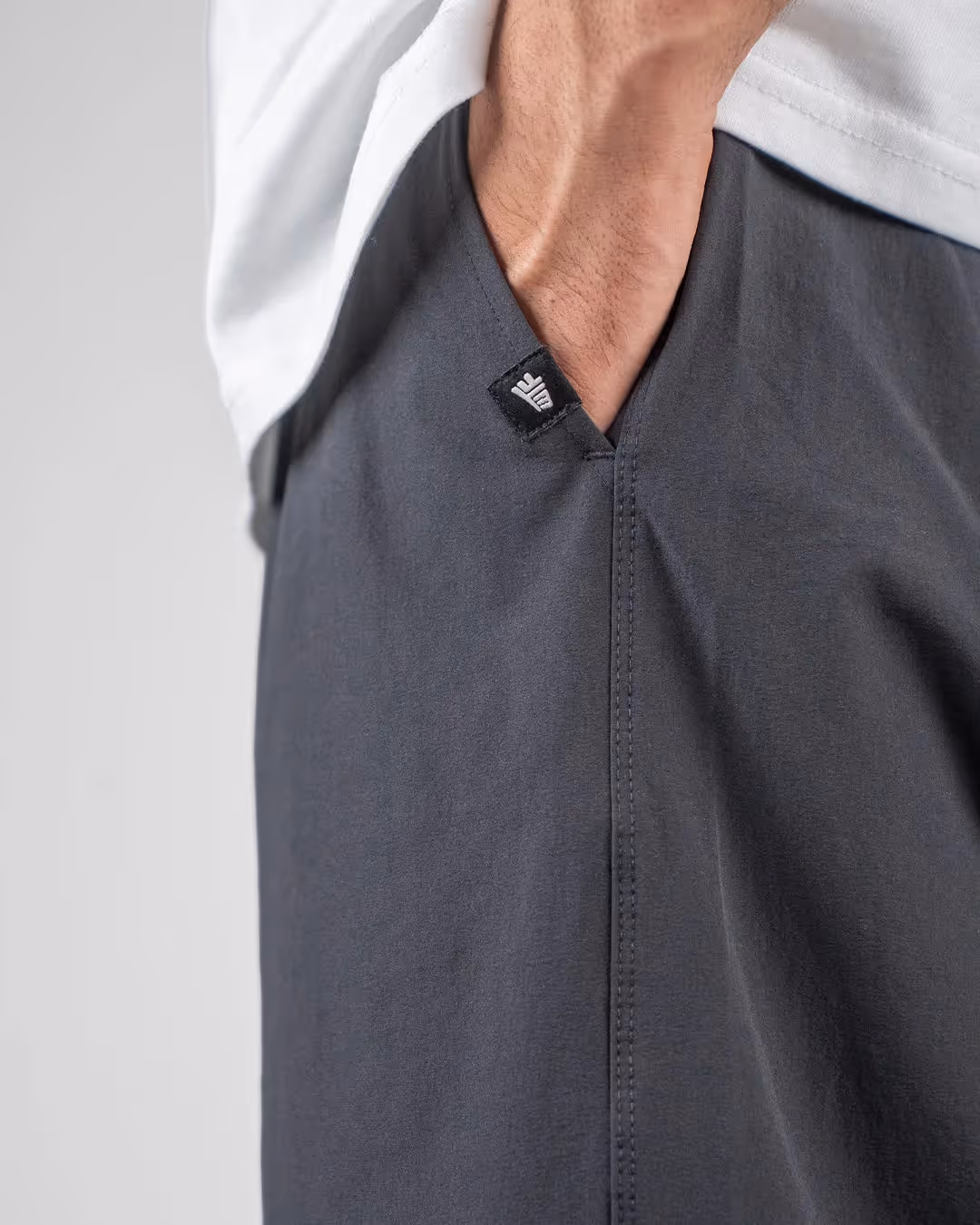 Charcoal Breakout Parachute Pants image 5