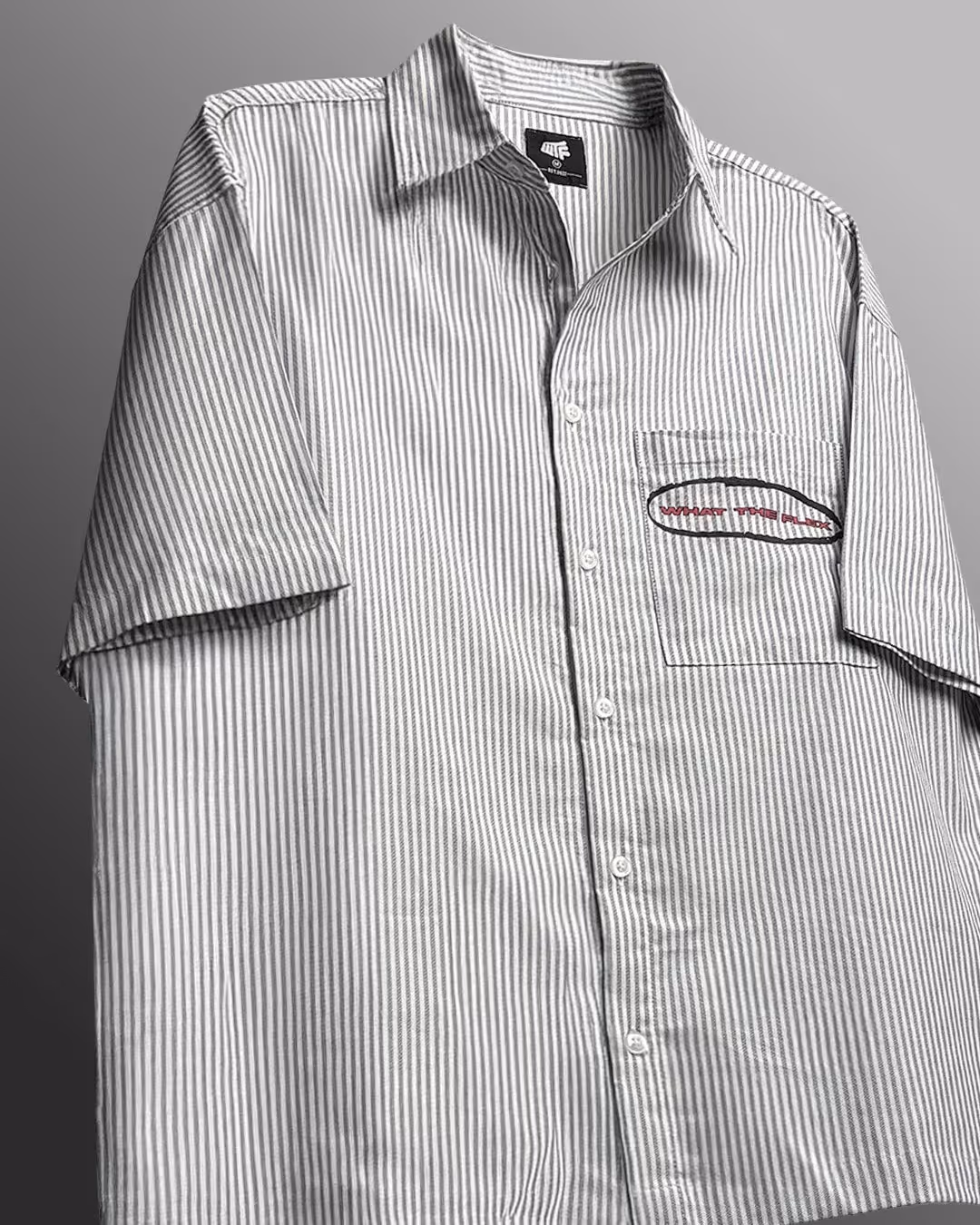 Classic Black Half Sleeves Striped Shirt image 6