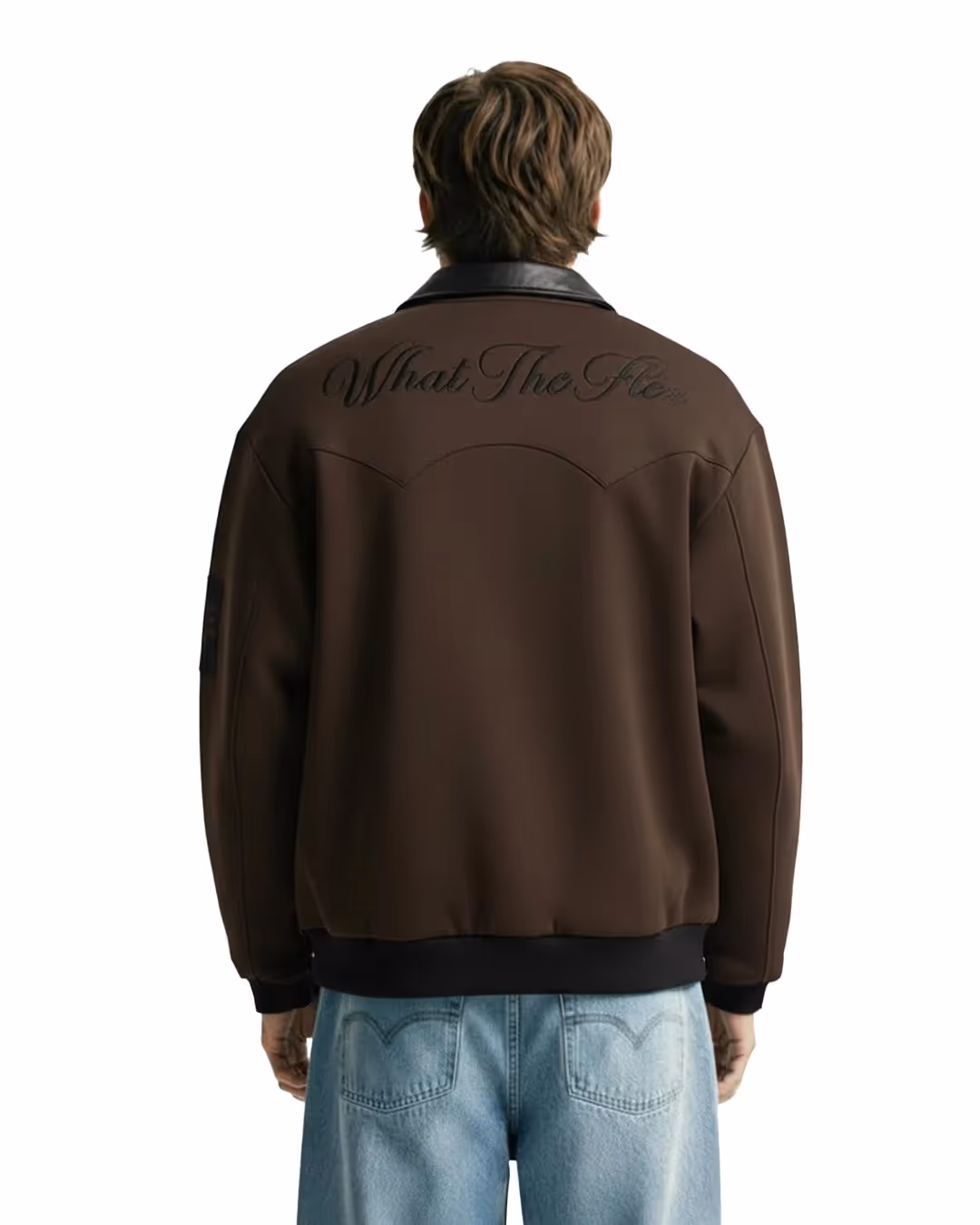 Cocoa Leather Cut Jacket image 1