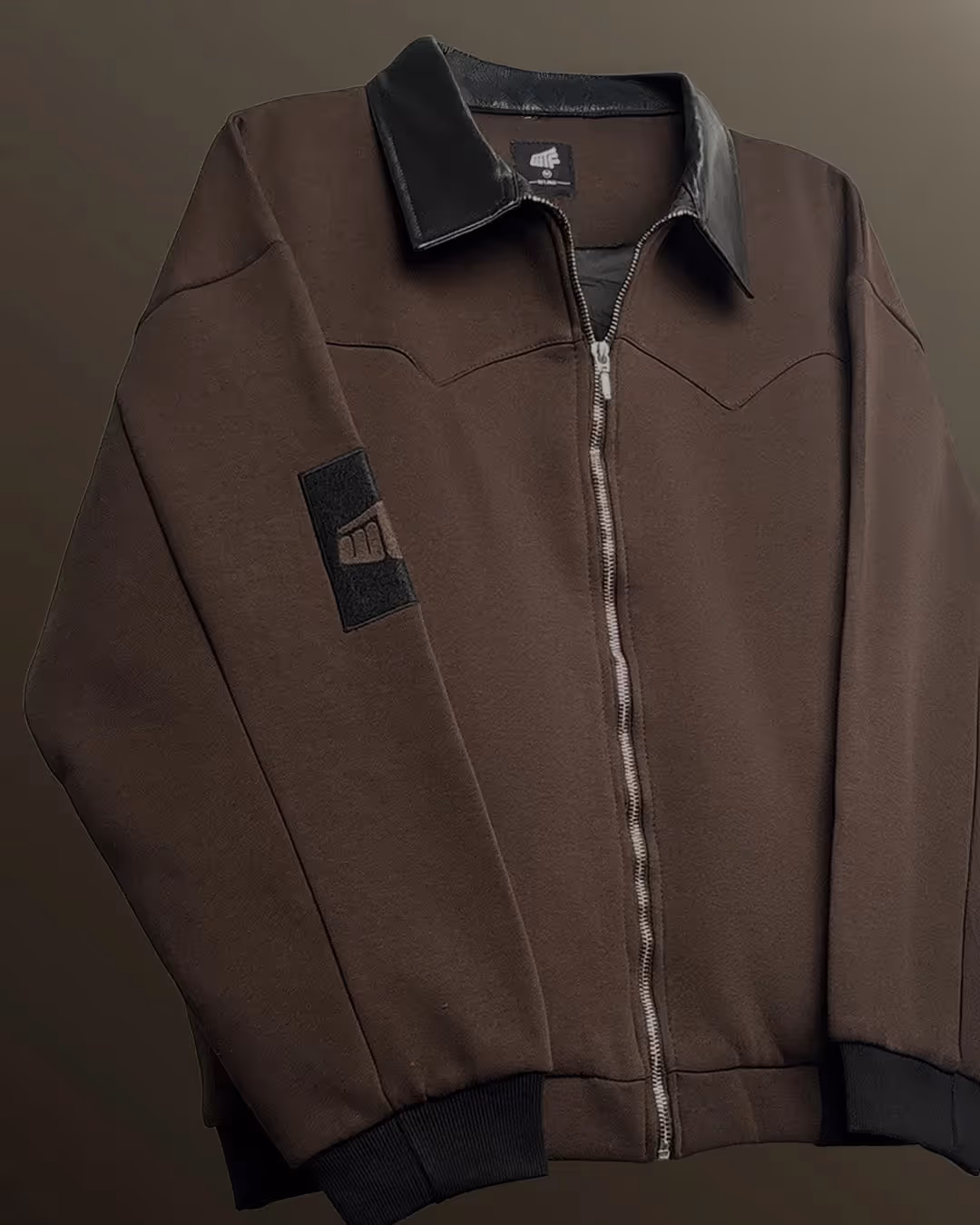 Cocoa Leather Cut Jacket image 5