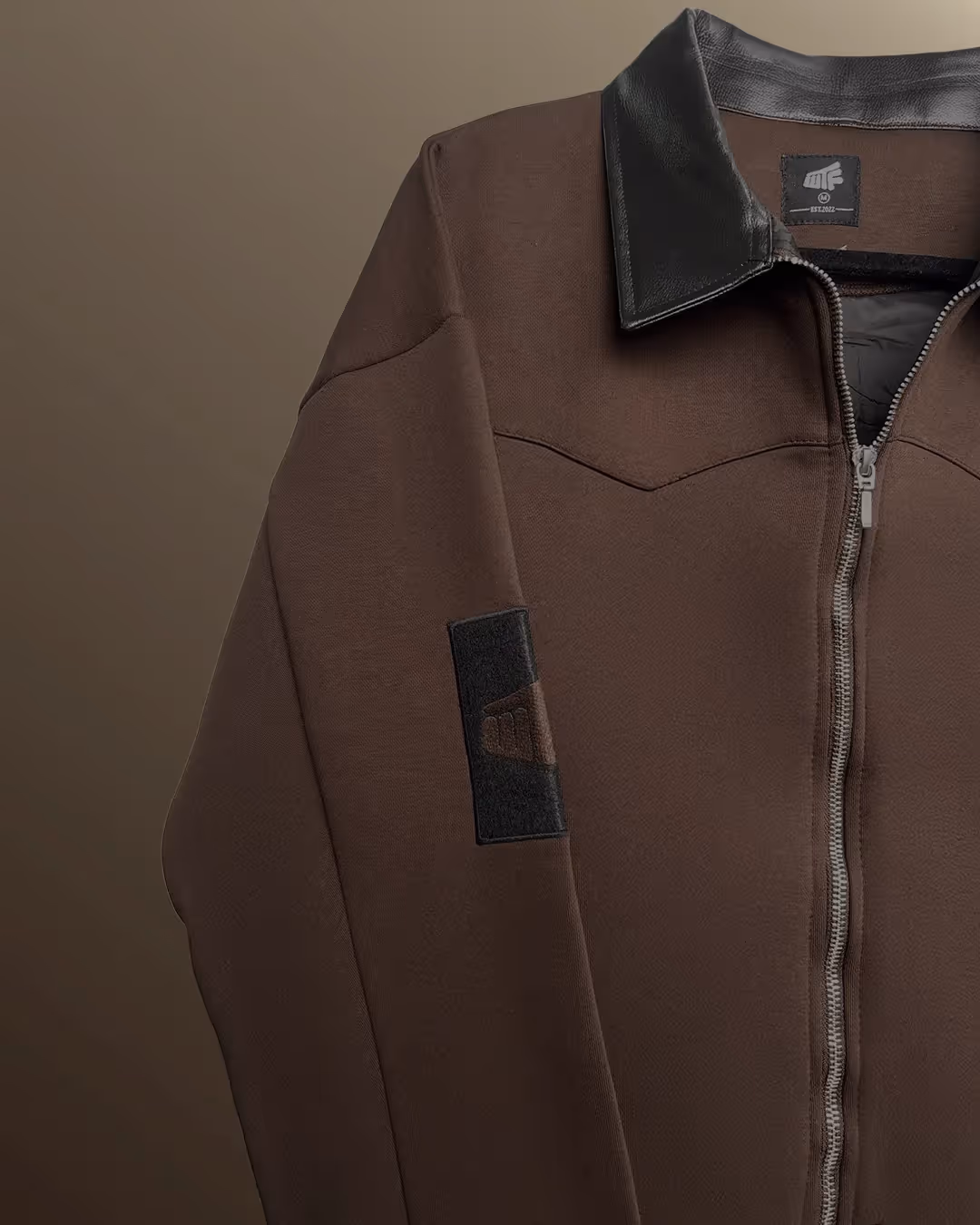 Cocoa Leather Cut Jacket image 6