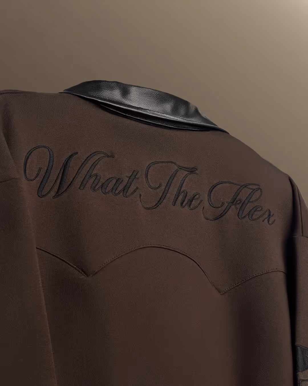 Cocoa Leather Cut Jacket image 7