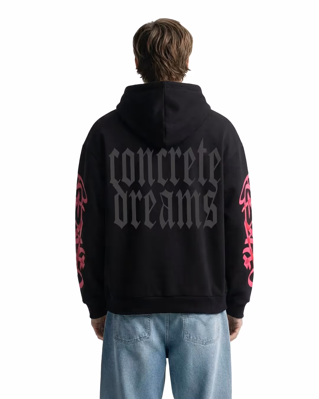 Concrete Dreams Black Zipper Hoodie image 1