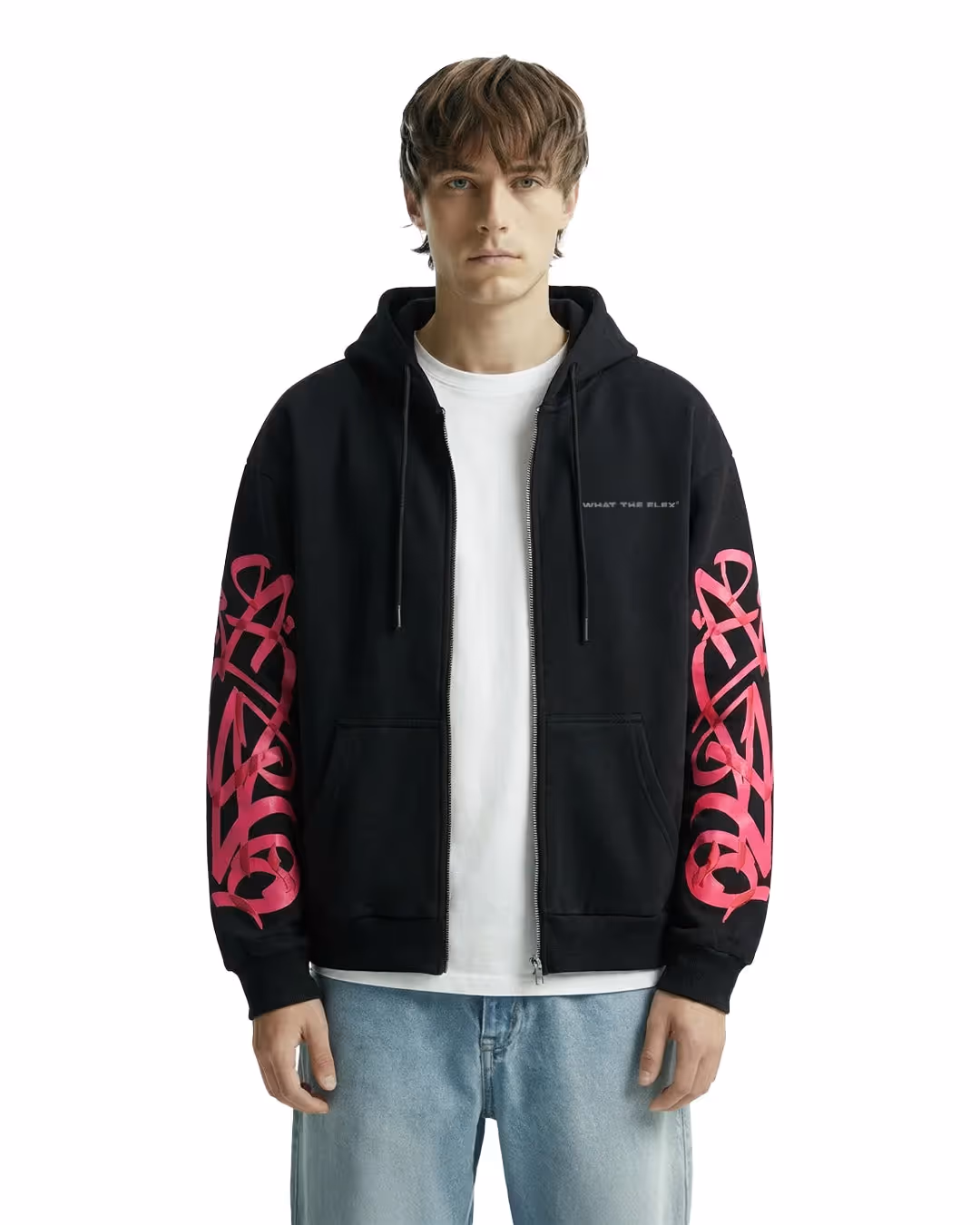 Concrete Dreams Black Zipper Hoodie image 3