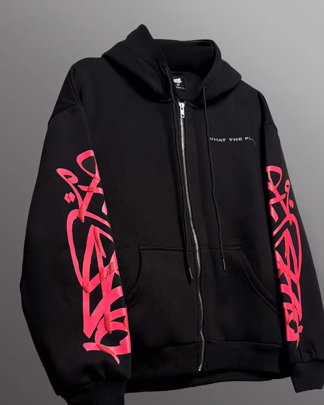 Concrete Dreams Black Zipper Hoodie image 5