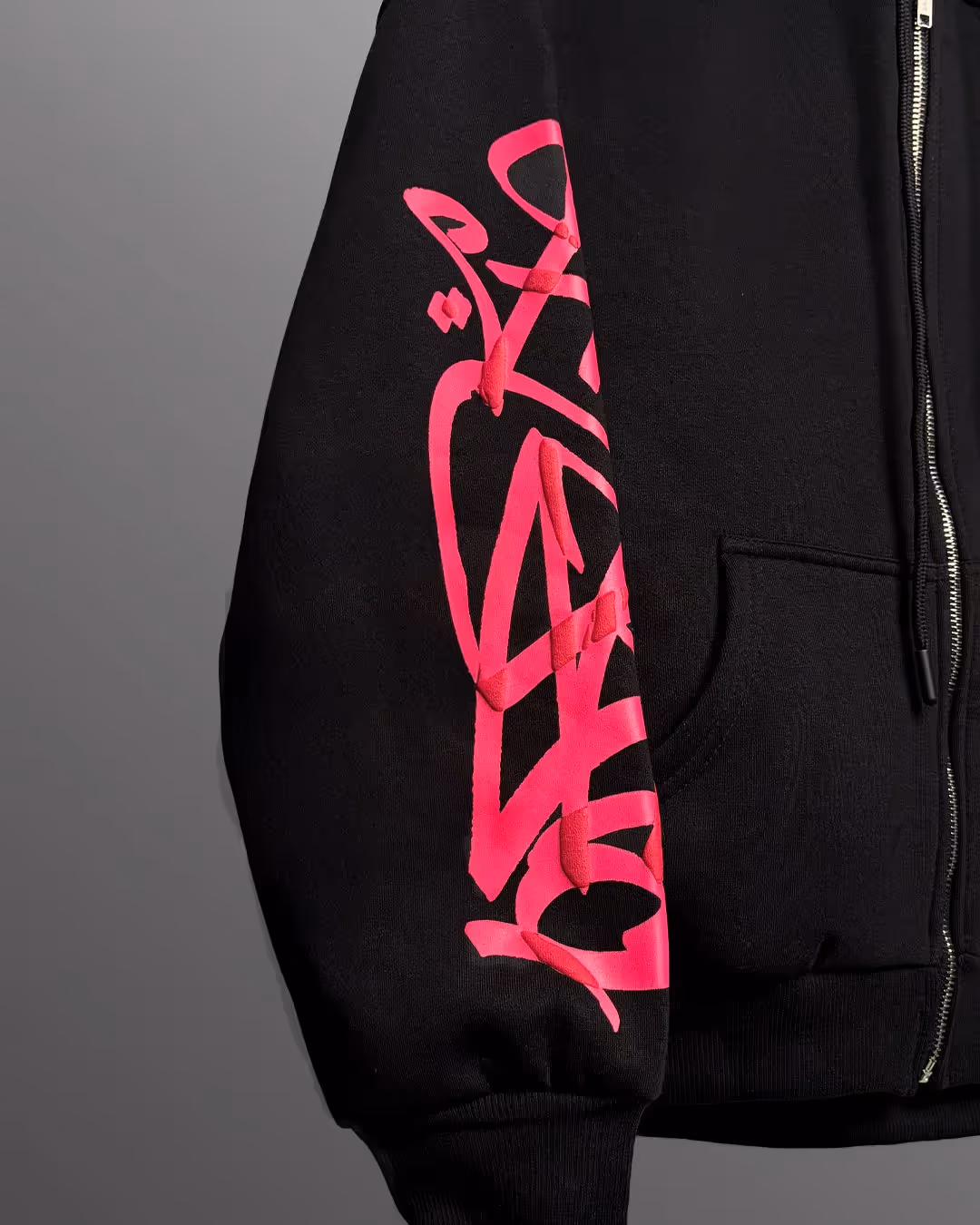 Concrete Dreams Black Zipper Hoodie image 9