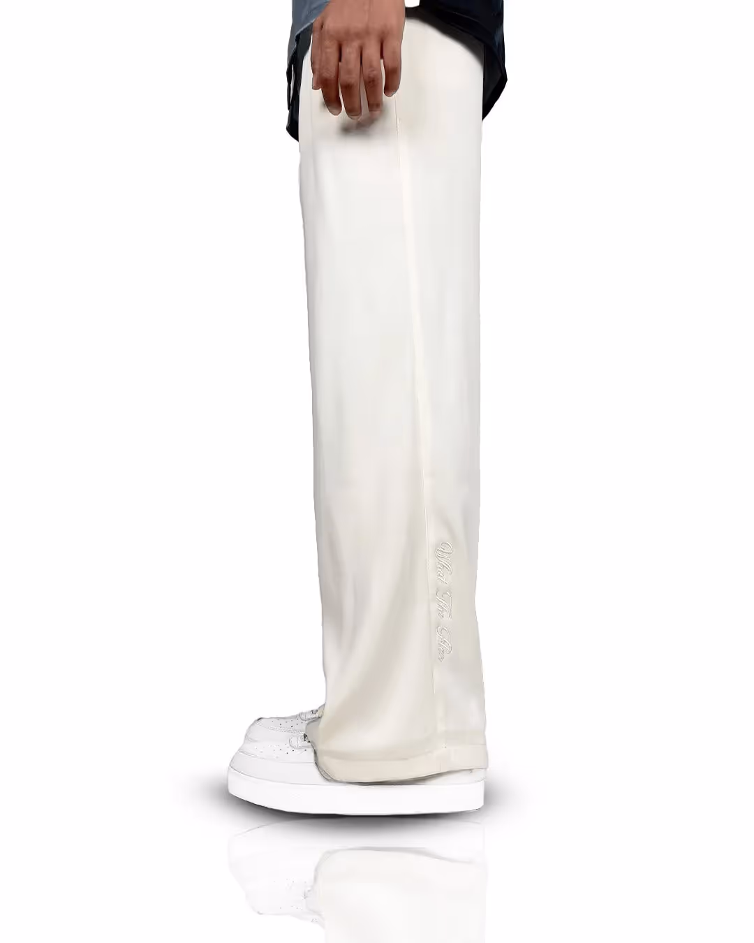Cream Classic Korean Pants  image 3