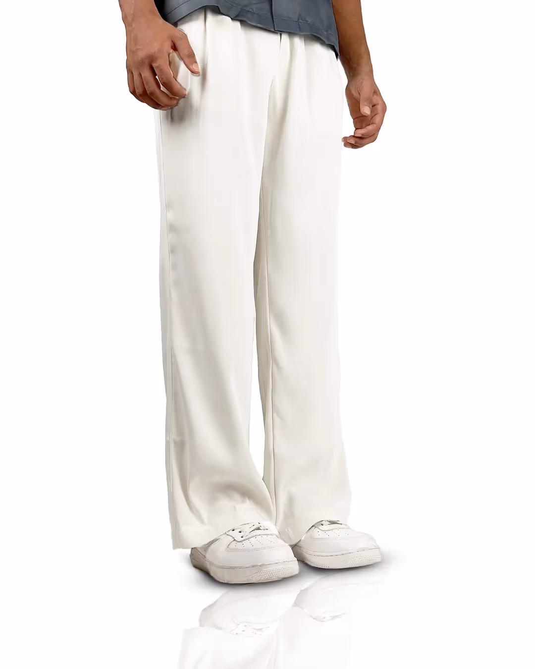Cream Classic Korean Pants  image 4