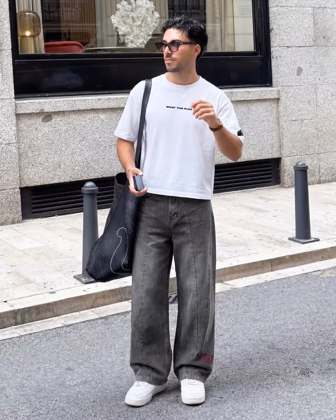 Cypher Grey Baggy Jeans  image 4