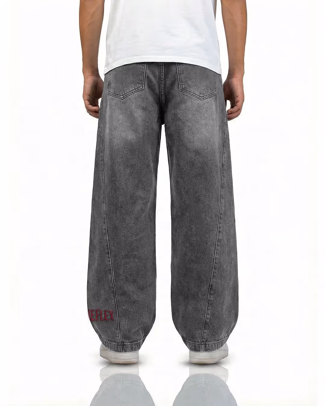 Cypher Grey Baggy Jeans  image 6