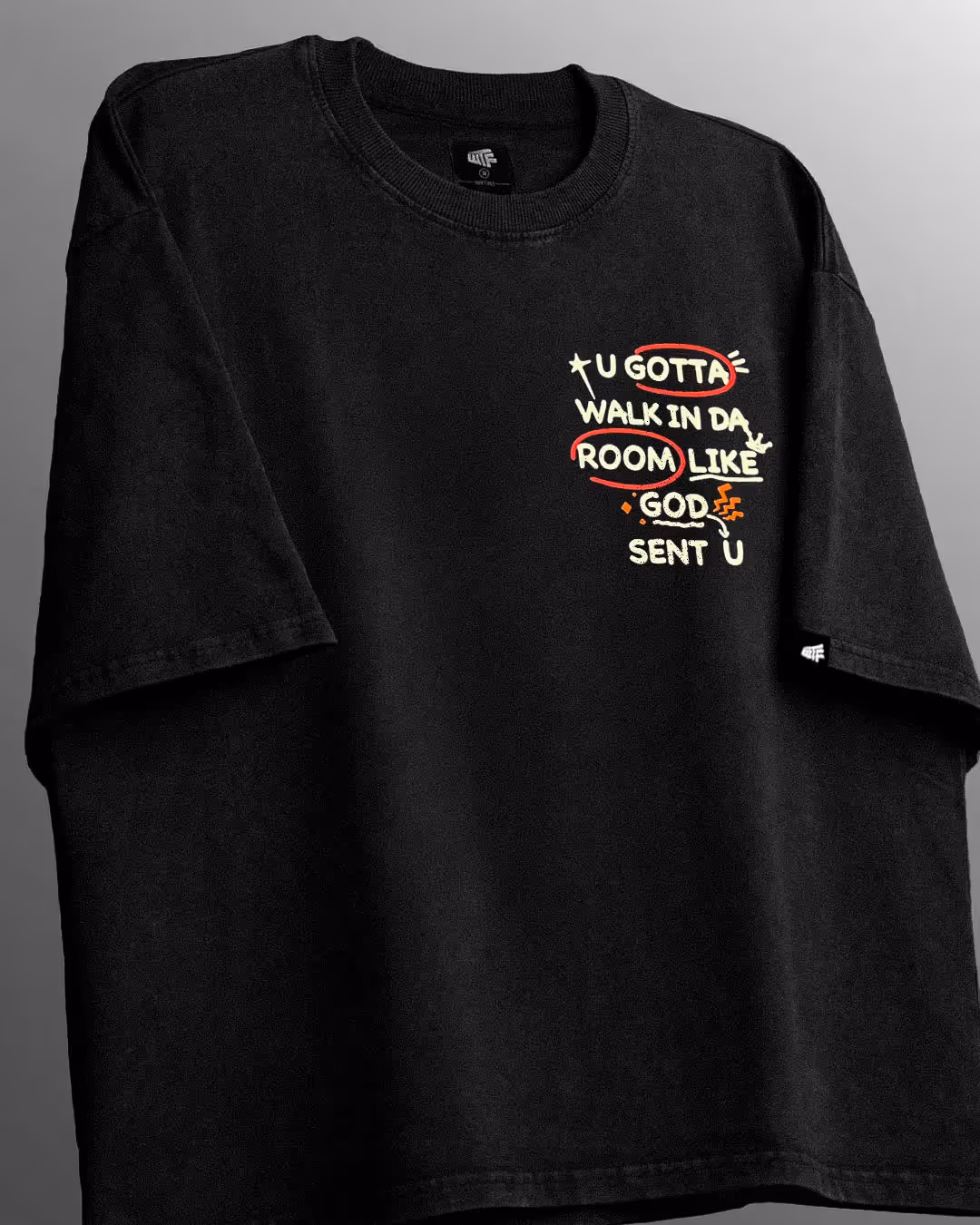 Da Win Acid Wash Boxy-Fit T-Shirt image 5