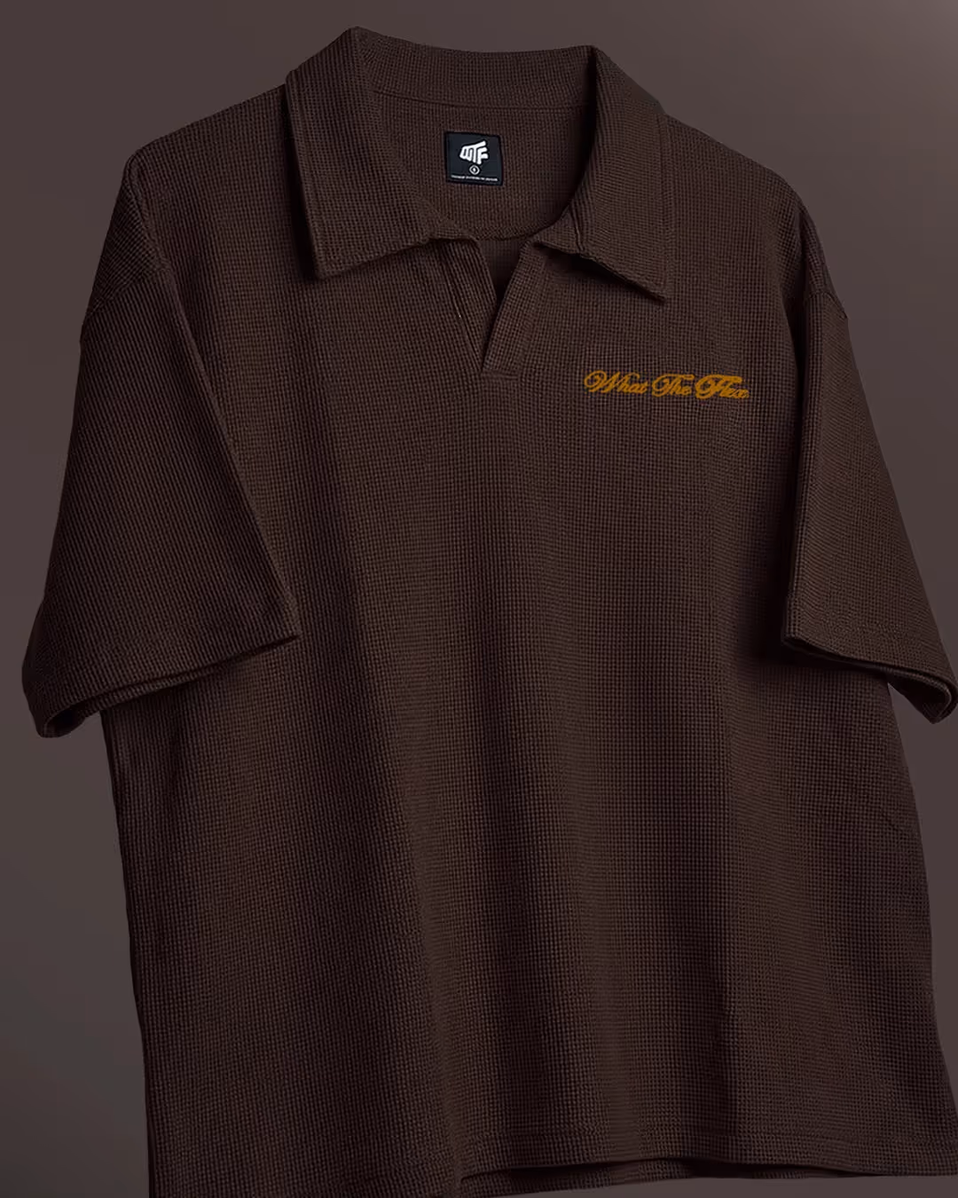 Dark Brown Polo T-Shirt image 3