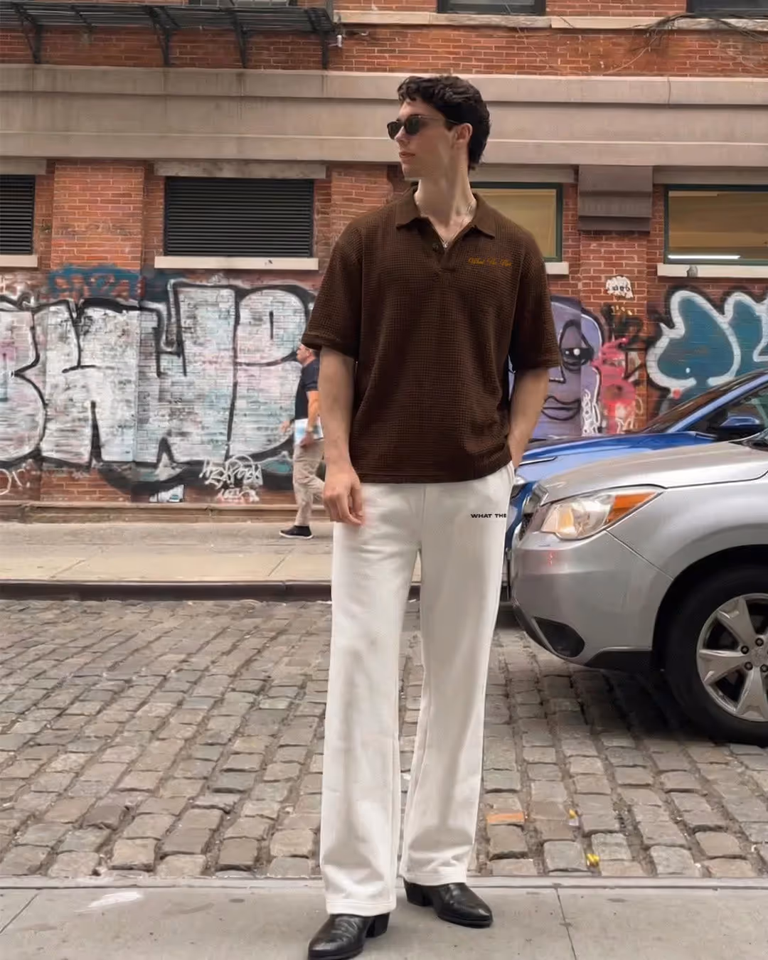 Dark Brown Polo T-Shirt image 4