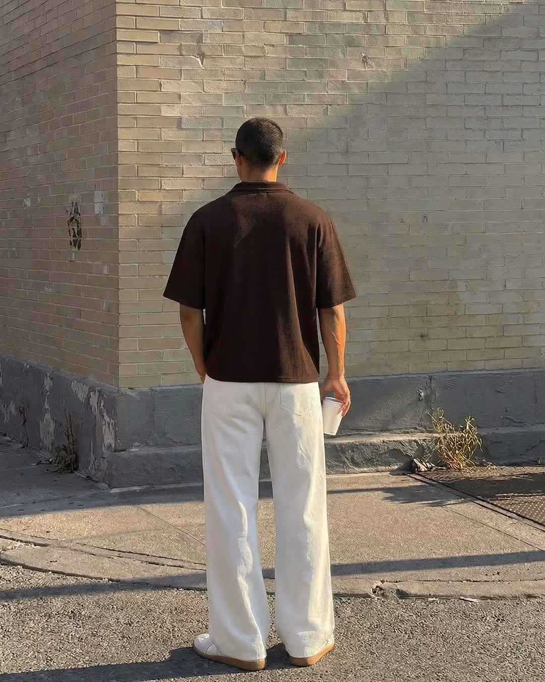 Dark Brown Polo T-Shirt image 6