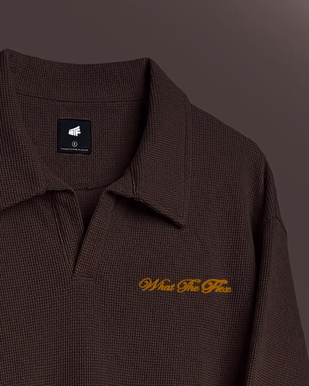 Dark Brown Polo T-Shirt image 7