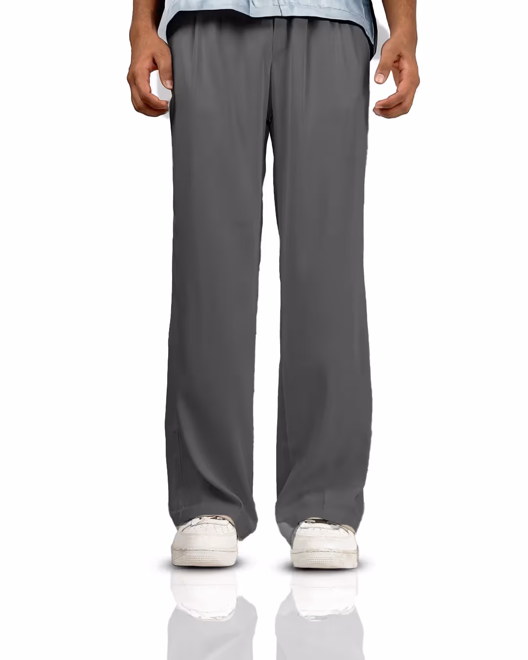 Dark Grey Classic Korean Pants  image 2