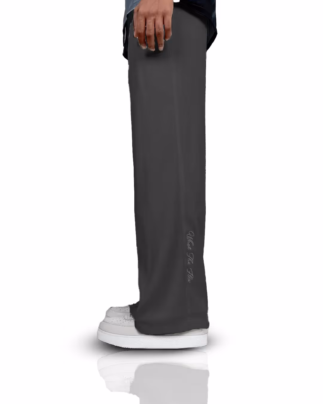 Dark Grey Classic Korean Pants  image 3