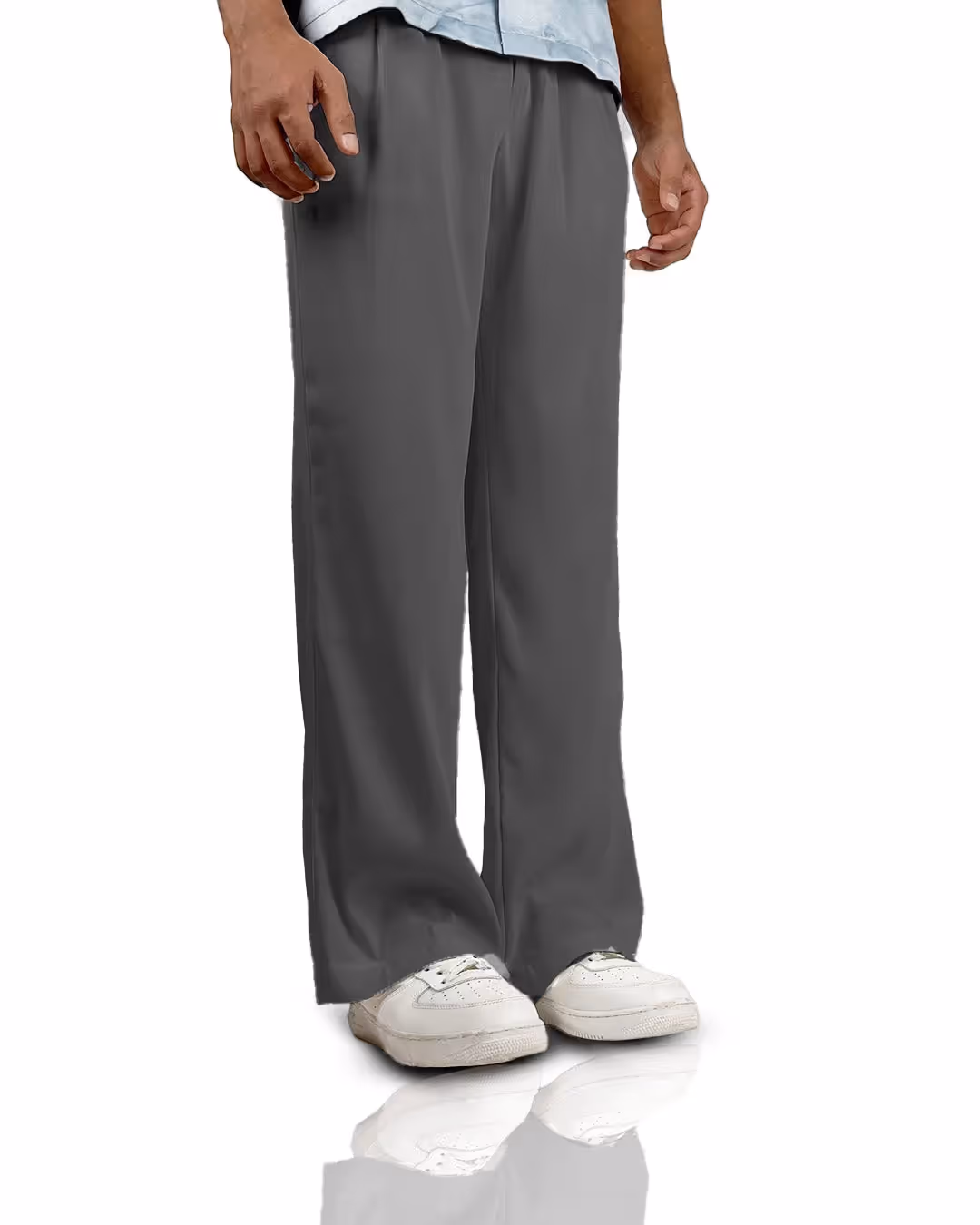 Dark Grey Classic Korean Pants  image 4