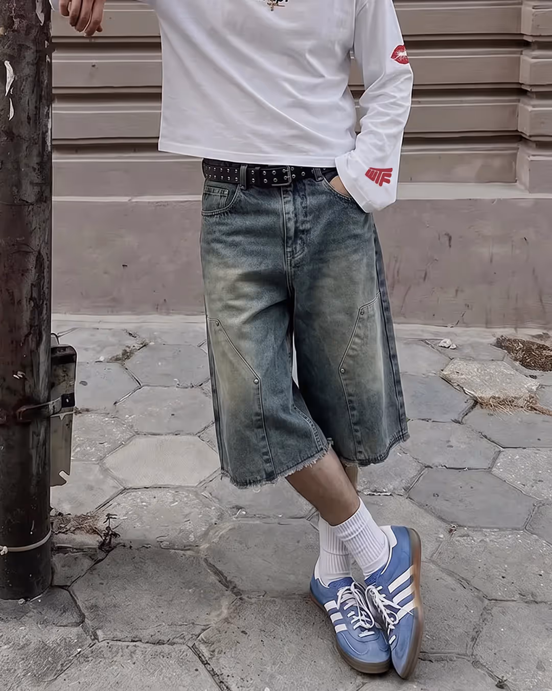 Day Break Denim Jorts image 3