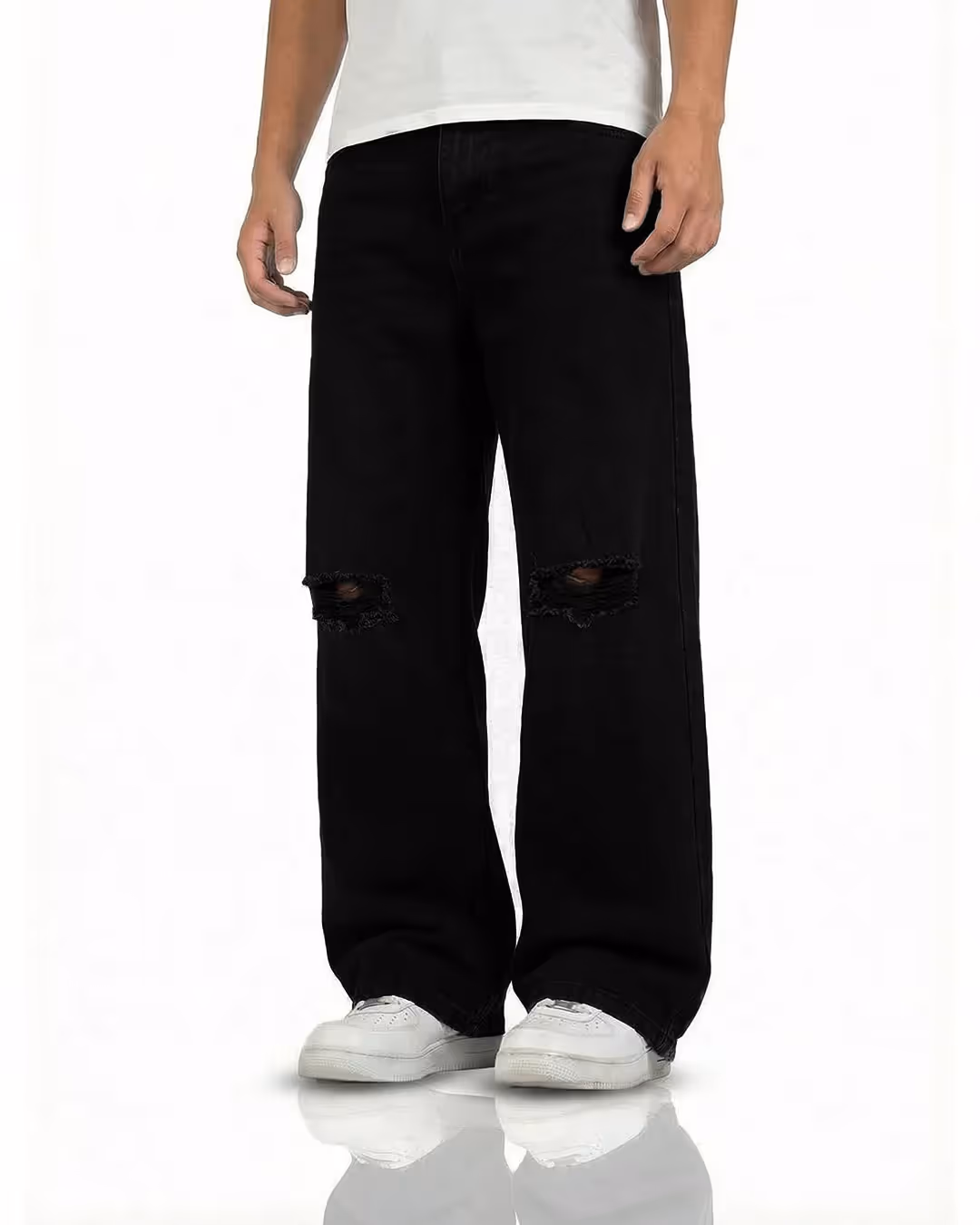Deep Night Rugged Baggy Jeans image 1