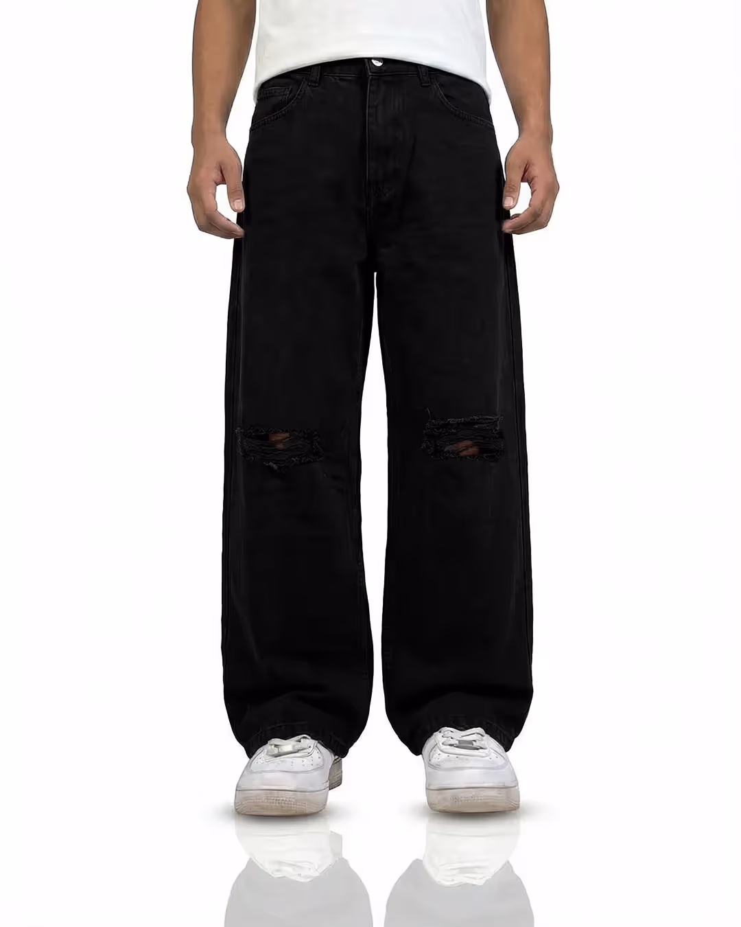 Deep Night Rugged Baggy Jeans image 3