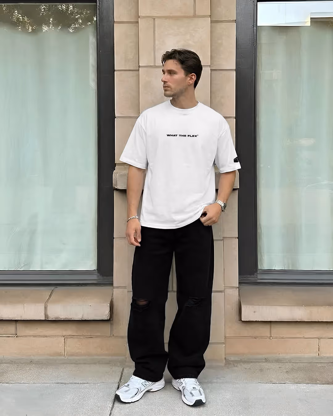 Deep Night Rugged Baggy Jeans image 4