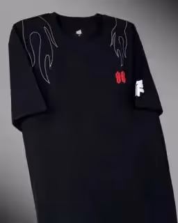 Don't Trip Black Oversized T-shirt image 4