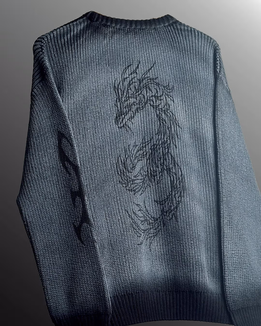 Dragon Eclipse Full Sleeves Knit T-Shirt  image 4
