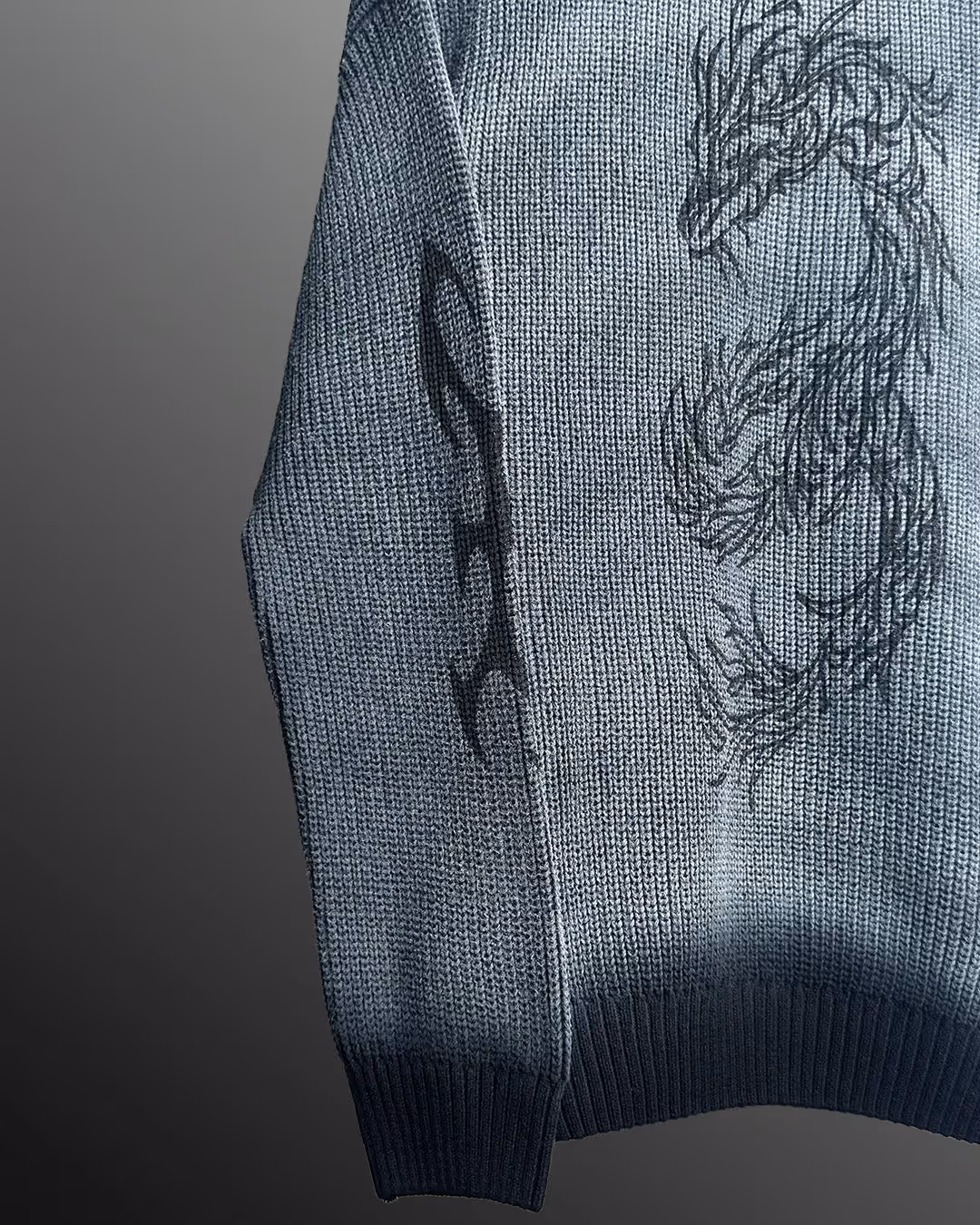 Dragon Eclipse Full Sleeves Knit T-Shirt  image 6