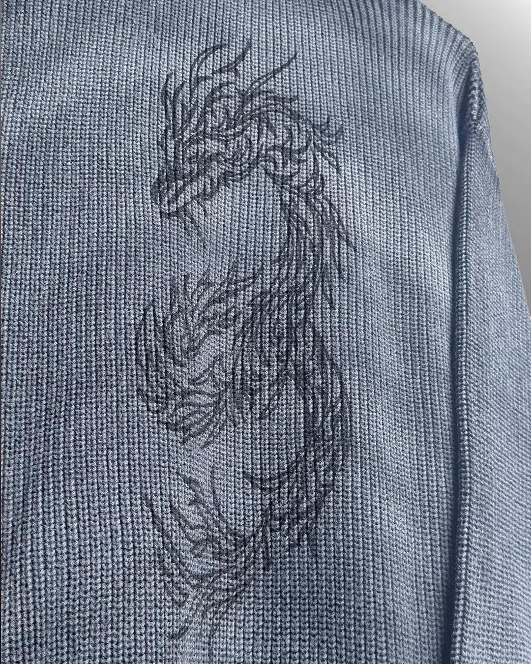 Dragon Eclipse Full Sleeves Knit T-Shirt  image 7