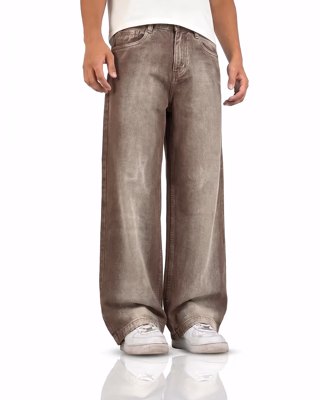 Drift Brown Baggy Jeans image 2