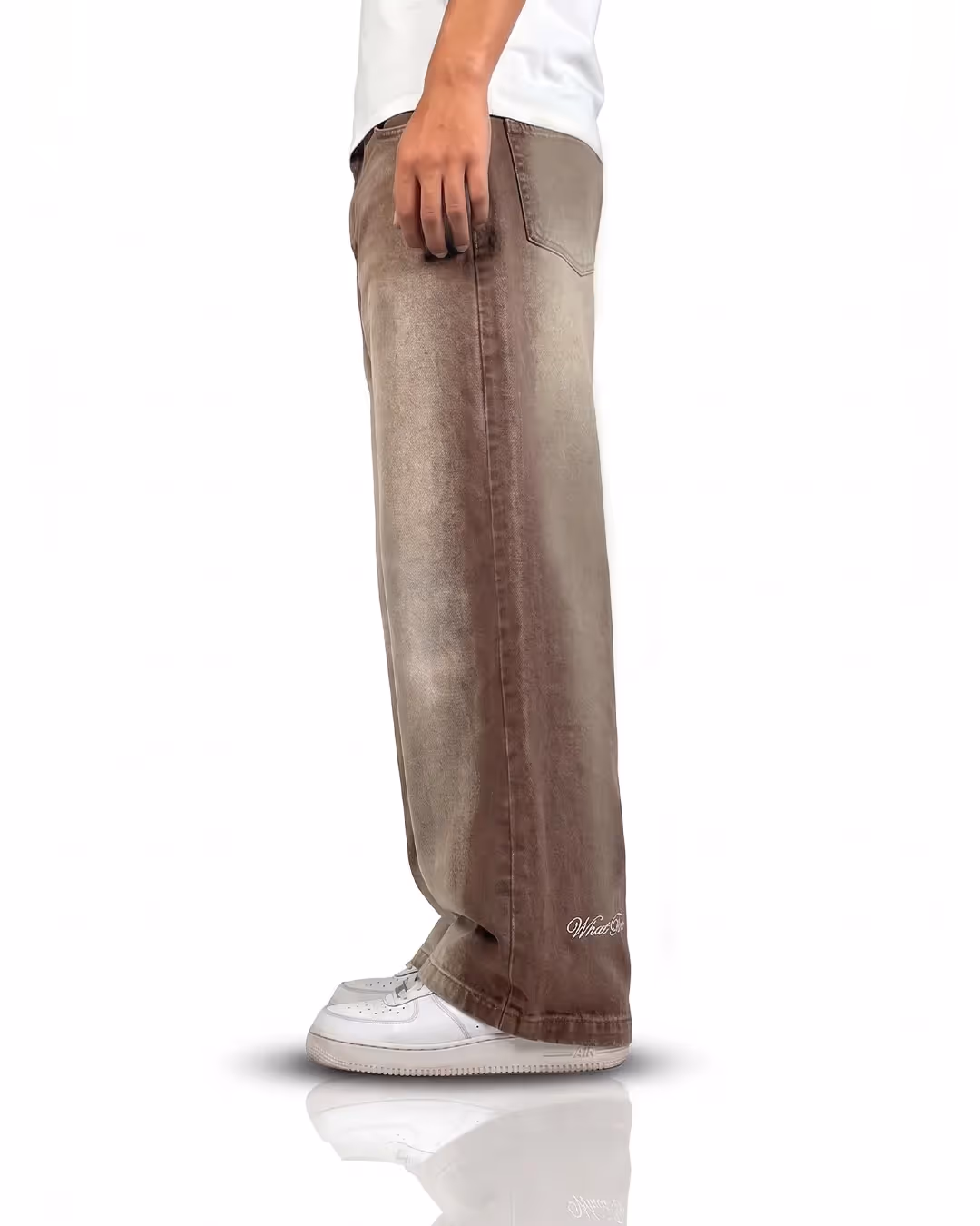 Drift Brown Baggy Jeans image 5