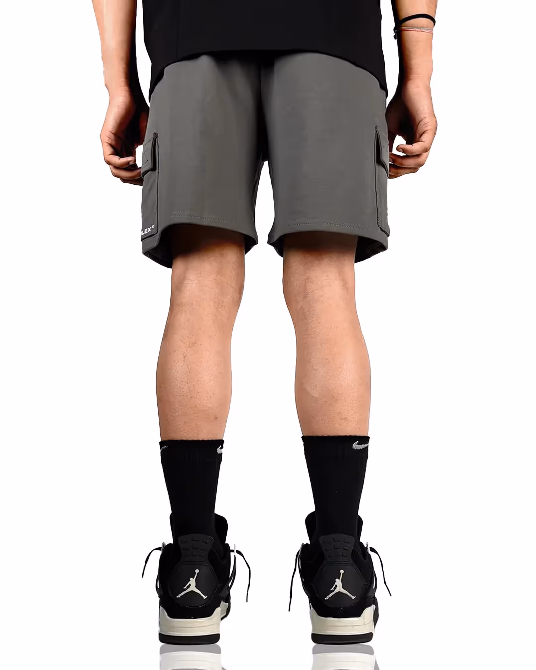 Dropzone Grey Cotton Shorts  image 2
