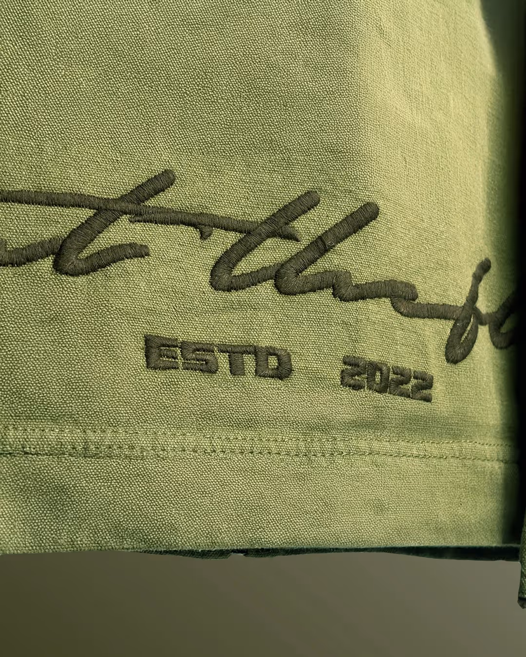 Elite Olive Denim Cord Jacket image 7