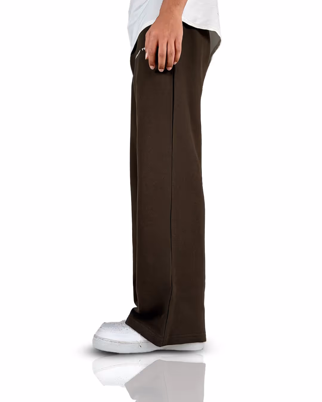 Essential Cotton Pants Brown  image 4