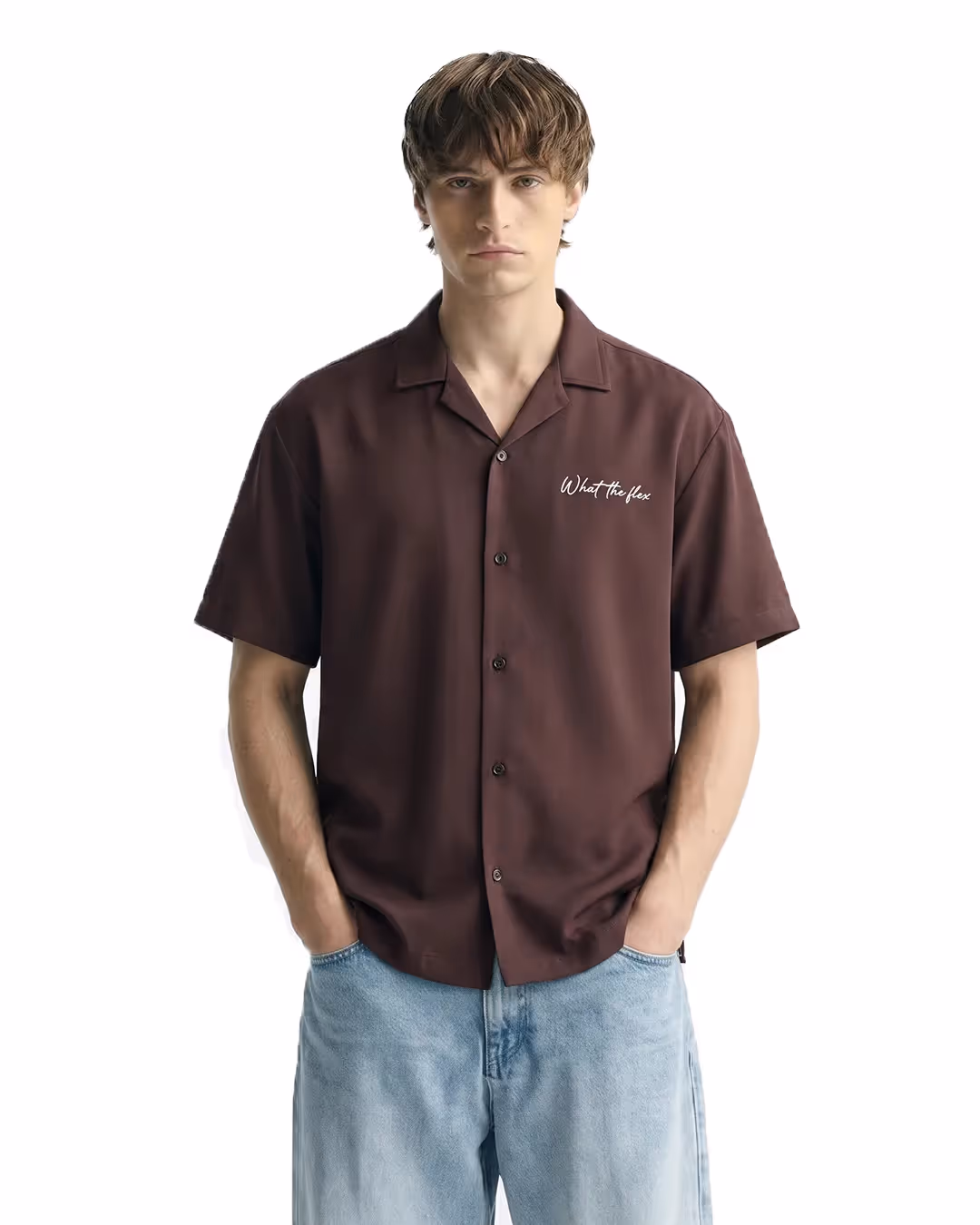 Face Of God Bowling Shirt image 1