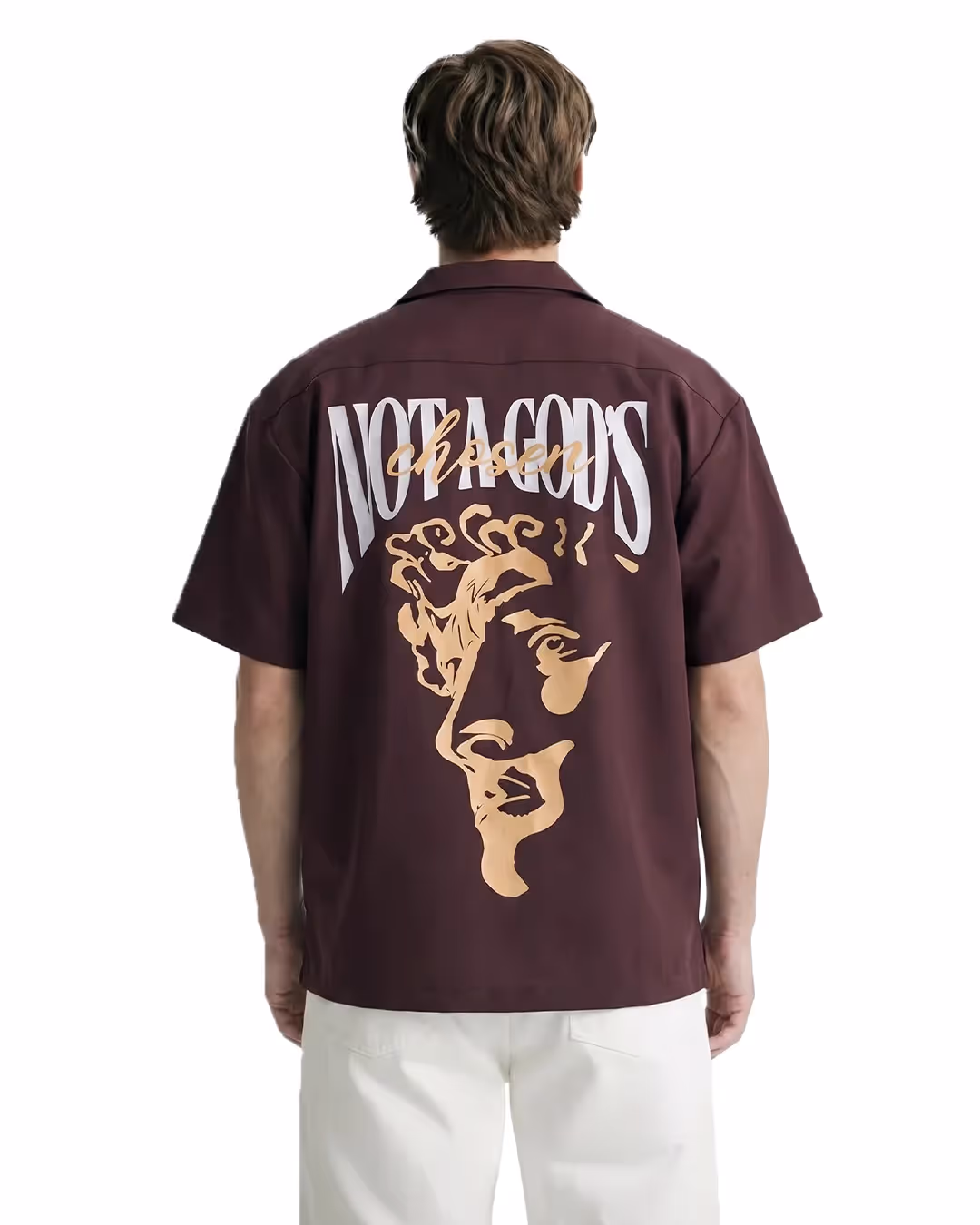 Face Of God Bowling Shirt image 2