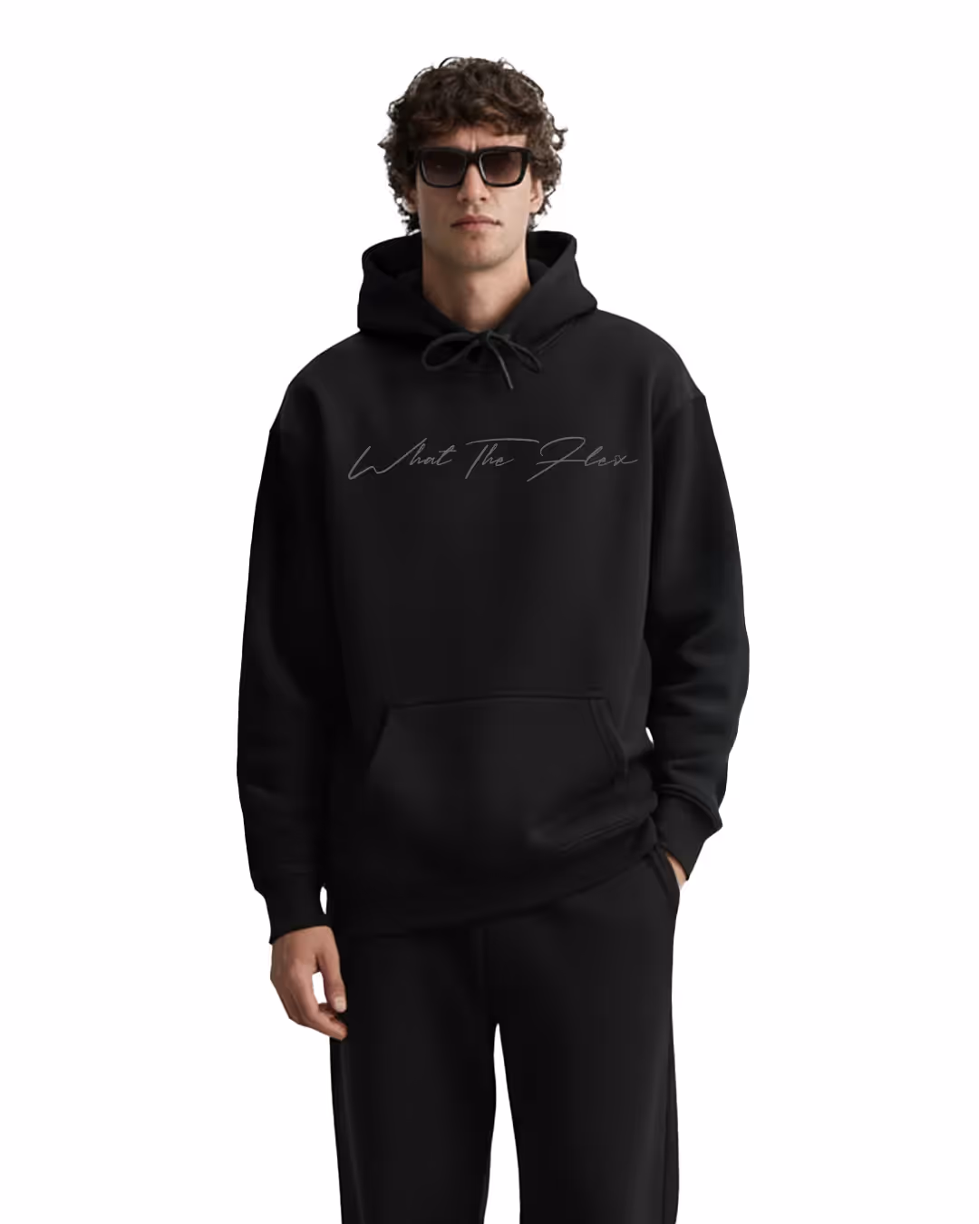 Fearless Black Boxy-Fit Hoodie image 2