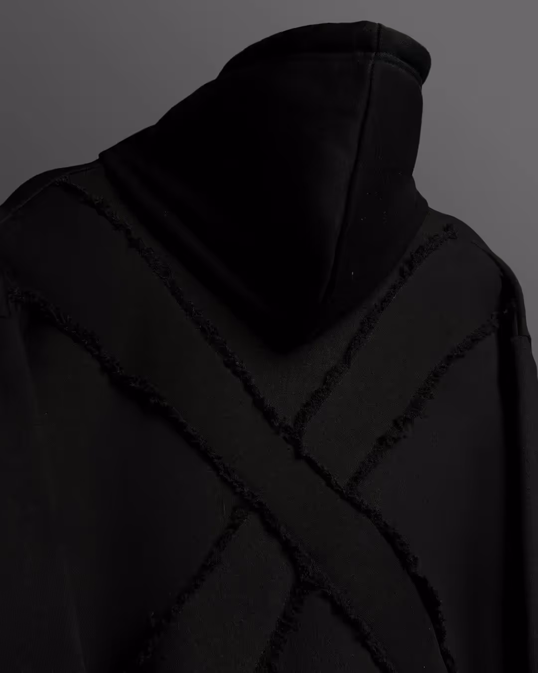 Fearless Black Boxy-Fit Hoodie image 6