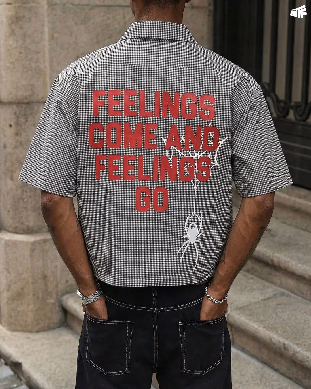 Feelings Half Sleeves Checks Shirt  image 4