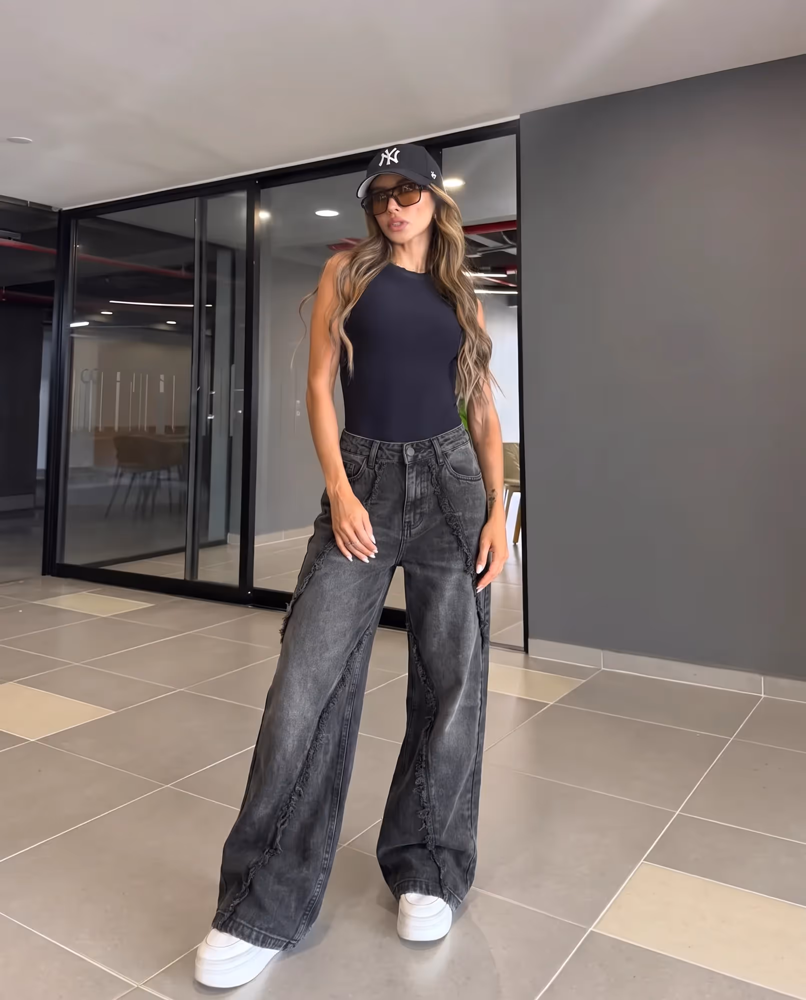 Feral Structured Baggy Jeans  image 2